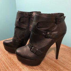 Just Fab Black Booties
